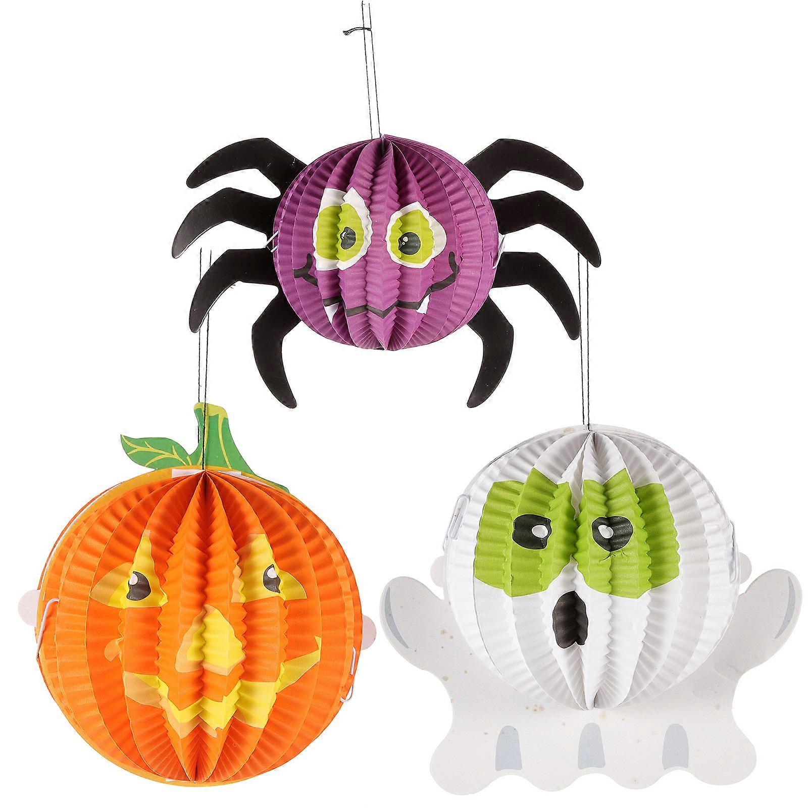 Halloween Lanterns Made of Paper, Suitable for Festive Occasions, Durable Quality