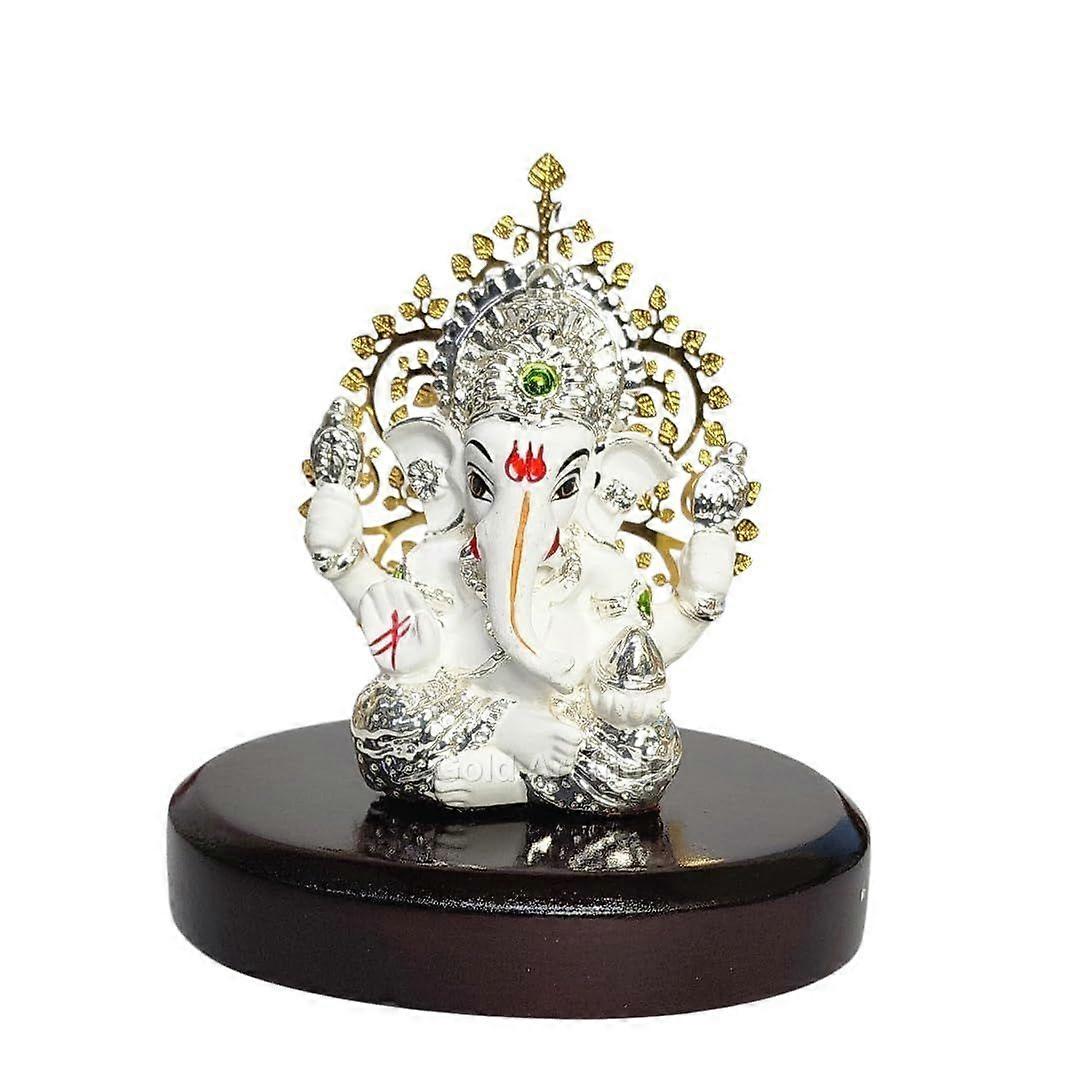 Lord Ganesha Idol Kalpavruksh Tree Ganesh Idol for Home Entrance Ganesh Ji for Car Dashboard
