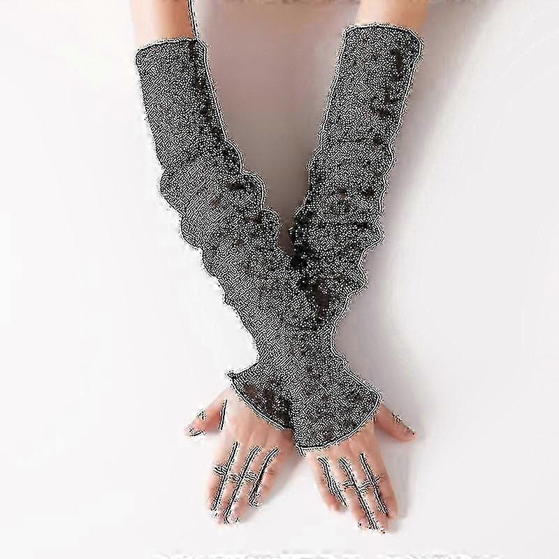 Unisex Uv Protection Arm Sleeves Ice Silk Arm Cooling Sleeves