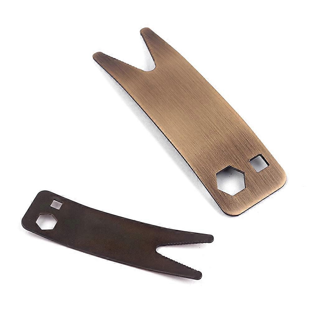 6 Piece Guitar Spanner Wrench Set for Tightening and Loosening Knobs, Tuners, and Bushings