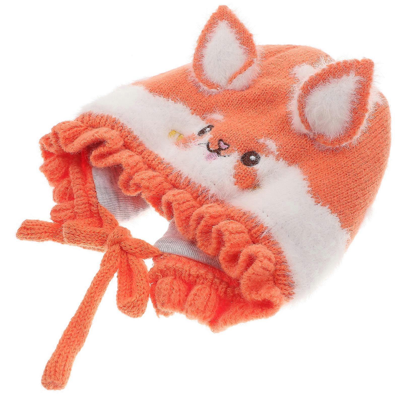 Earflap Hat For Babies Providing Chin Strap Secure Fit Winter Warmth For Photography Shoots Made From 1Set