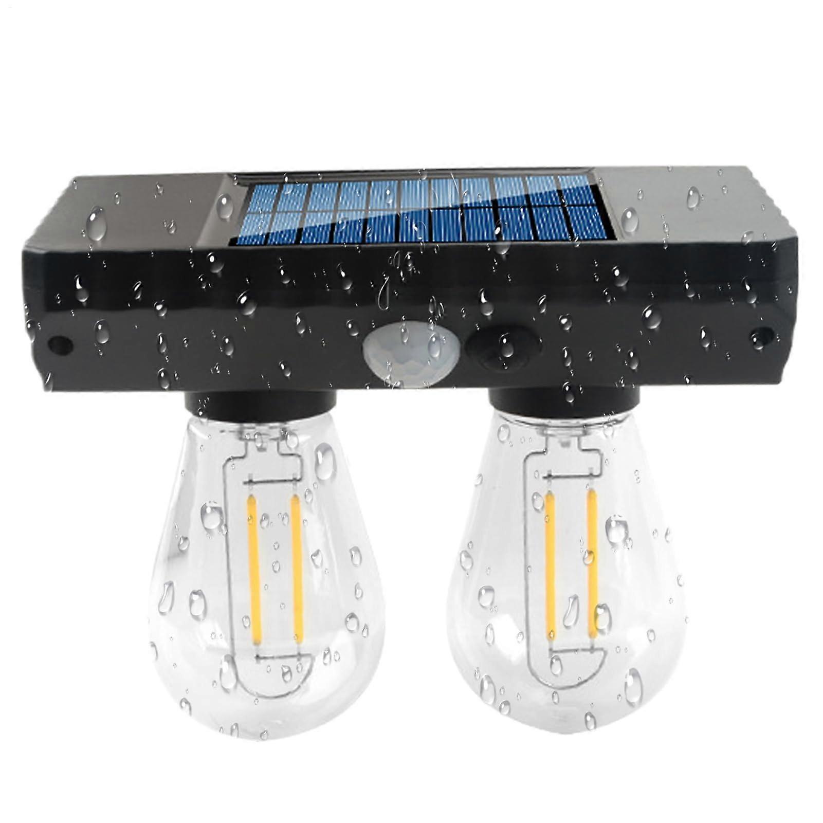 Smart Patio Lights with Motion Sensor  3 Modes Bright Lighting for Garden, Patio