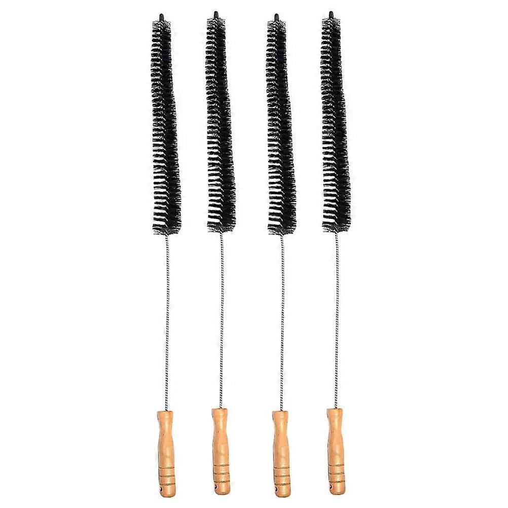 4pcs Long Handle Cleaning Brushes Dryer Vent & Washing Machine Drum & Radiator Dust Remover, Multi Functional Vent & Inner Wall Scrubber for Home