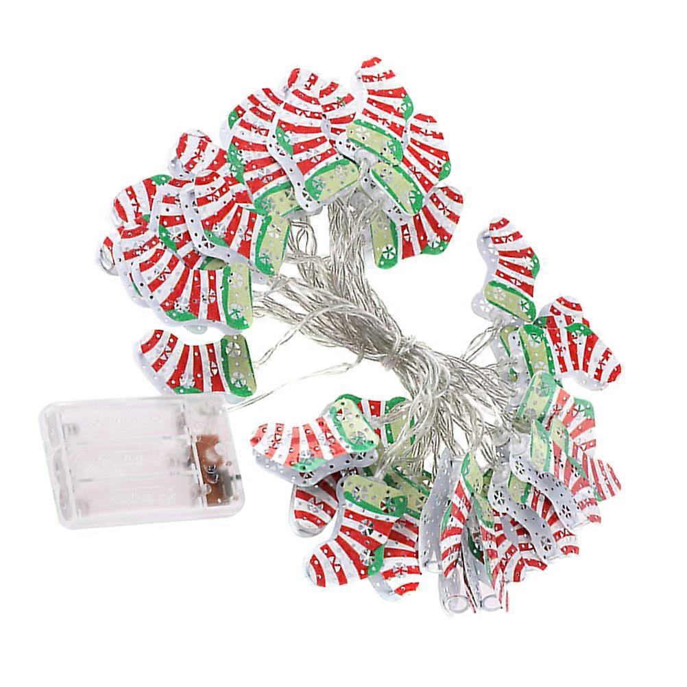 LED Light String Sock Shaped Lamp 1 Set Great For Office Study Camping Festive Lighting