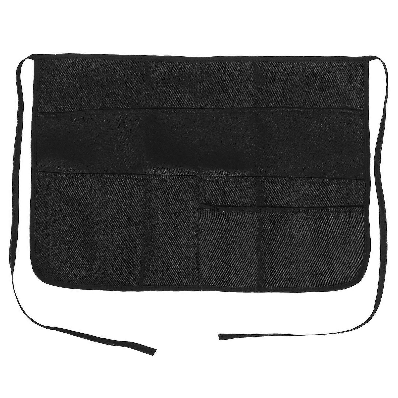 Chef Waist Apron with Multi Pockets, Lightweight Reusable Half Apron for Cooking, Gardening & Household Tasks, Durable Wear Design