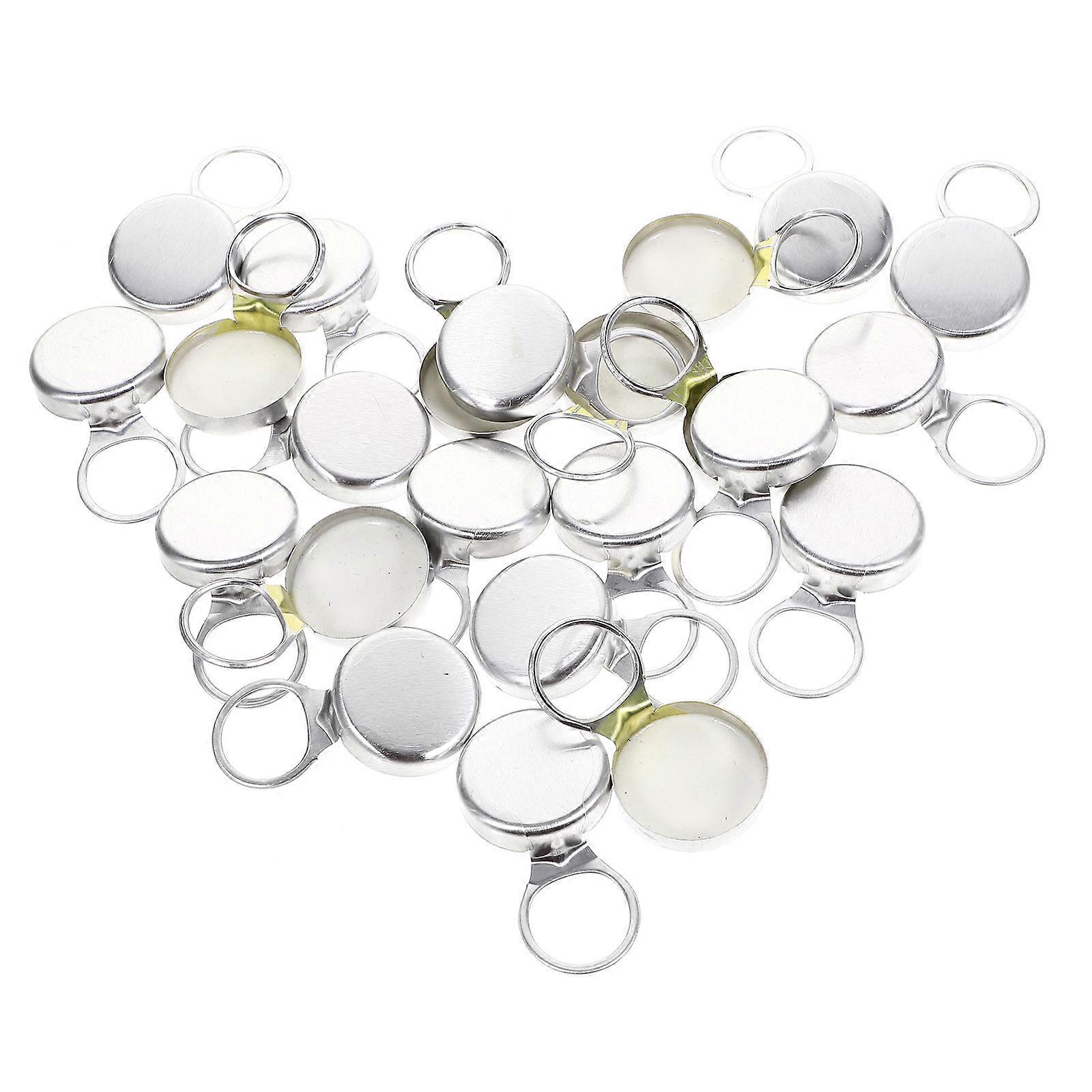 Reusable Aluminum Caps for Soda Beer 24pcs Silver Color No Leakage