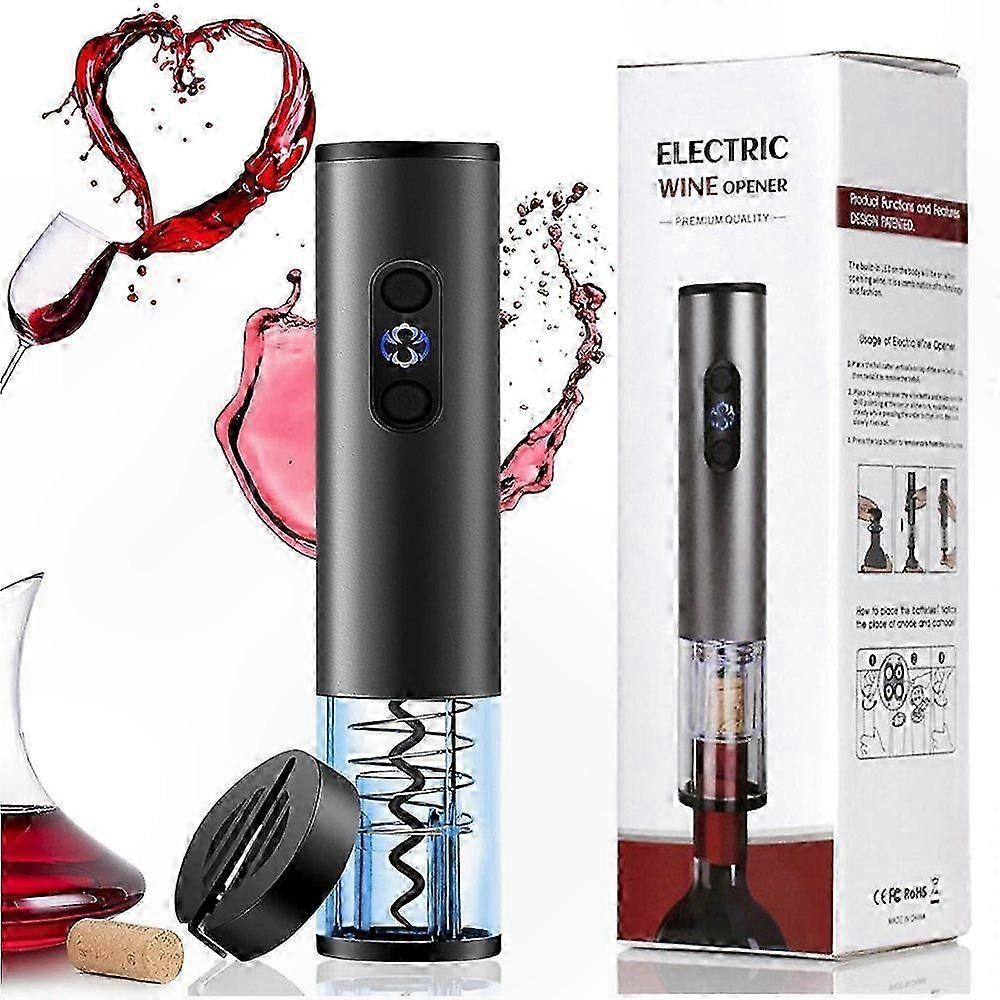 Automatic Cordless Wine Opener, Easy-to-Use Electric Bottle Opener for Convenient Wine Enjoyment