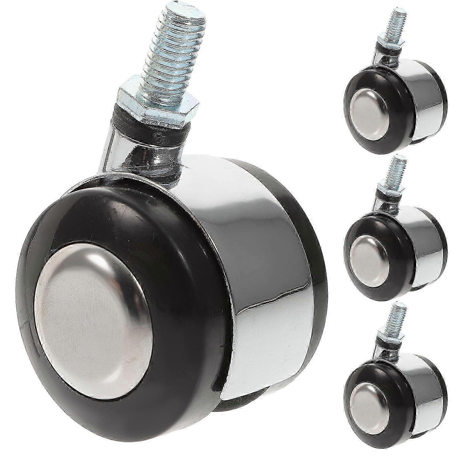 Styrehjul Reservedele Walker Hjul Heavy Duty Zink Legering Indendørs Brug 4stk