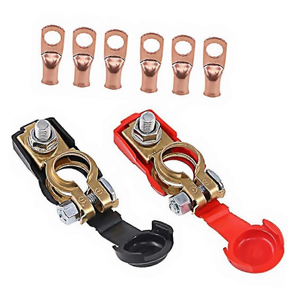 Auto Battery Connection Kit - Zinc Alloy Battery Terminal Distribution Block for Vehicle Batteries, Compatible with Standard Sizes