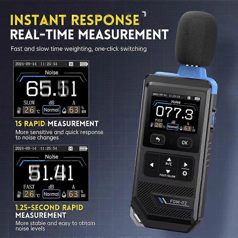 FDM-02 High-Precision Digital Handheld Professional Decibel Meter Instrument