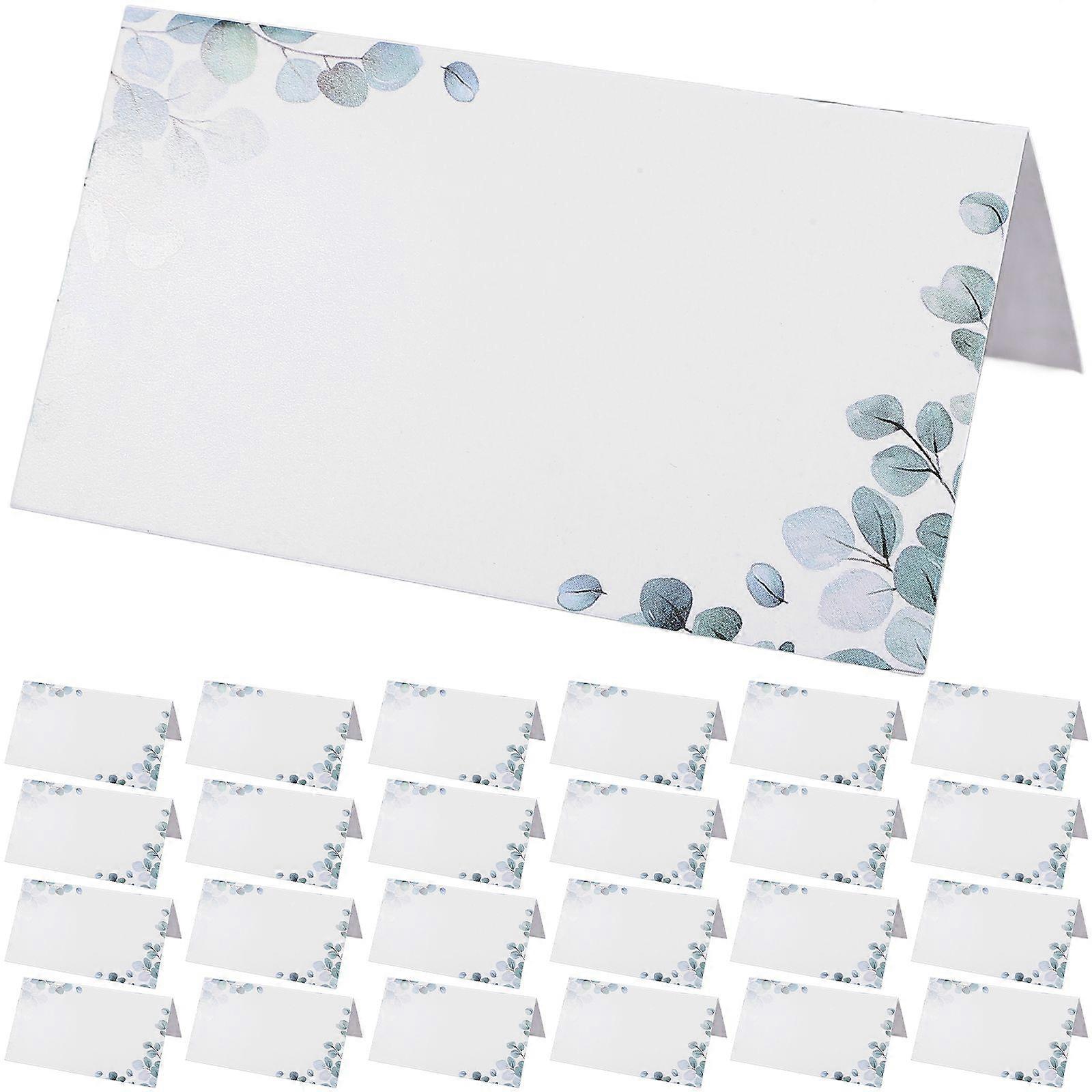 50pcs Table Place Cards Placecards Party Seat Card Decor Name Cards For Wedding Name Card For Table Multi-Use Place Cards