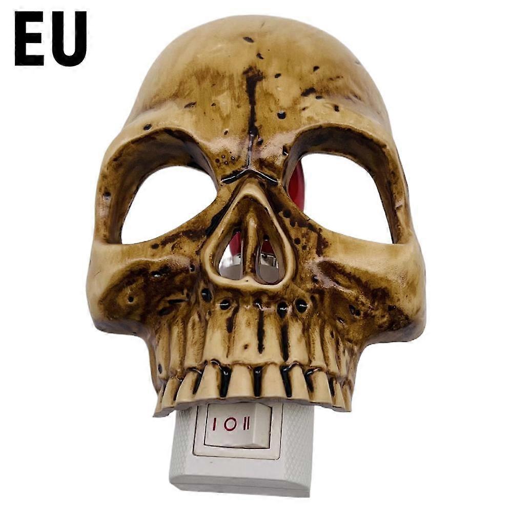 Skull Night Lamp Halloween Skull Ambient Light Decorative Atmosphere for Home