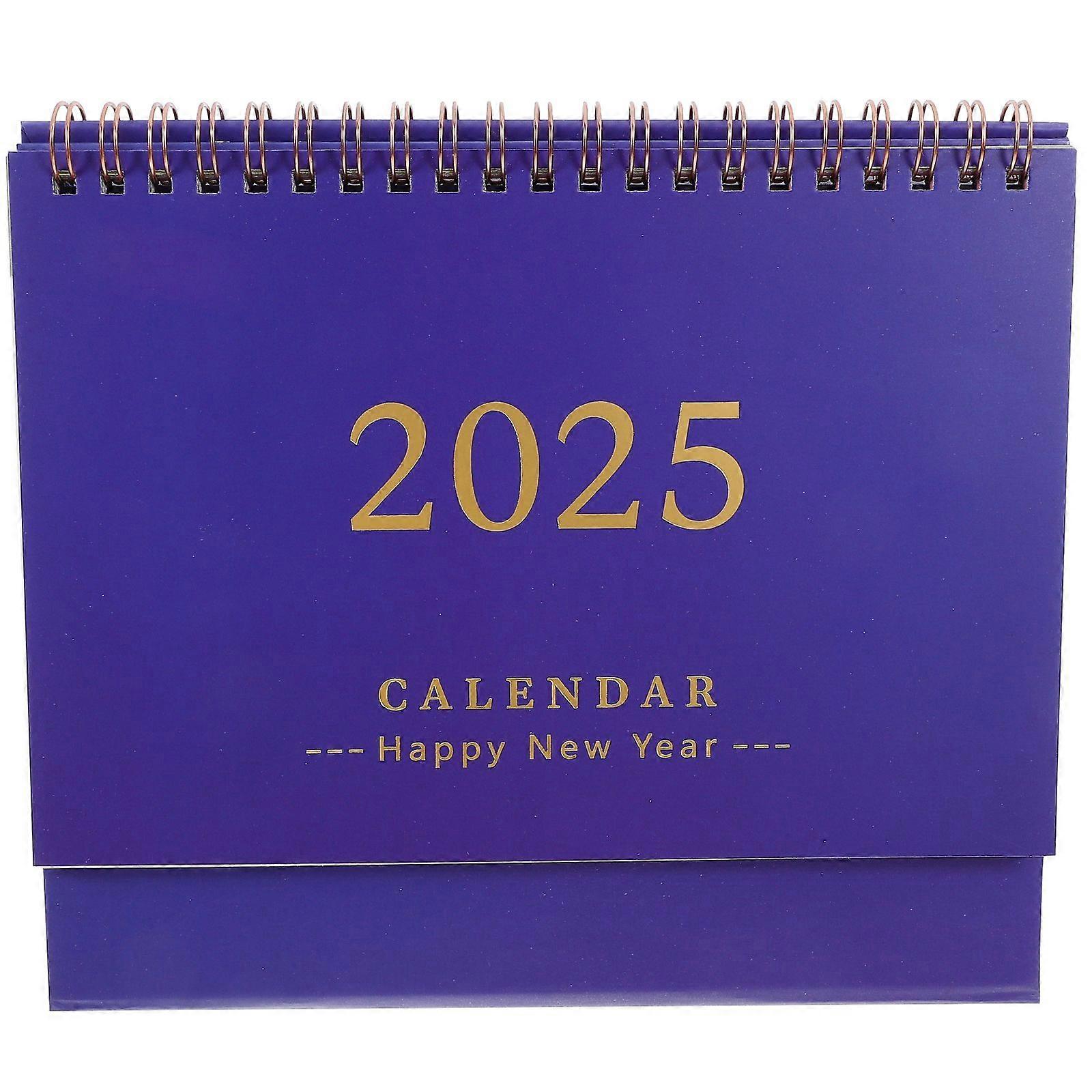 Academic Calendar Small Desk Calendar Standing Calendar Desk Calendar for Recording Events