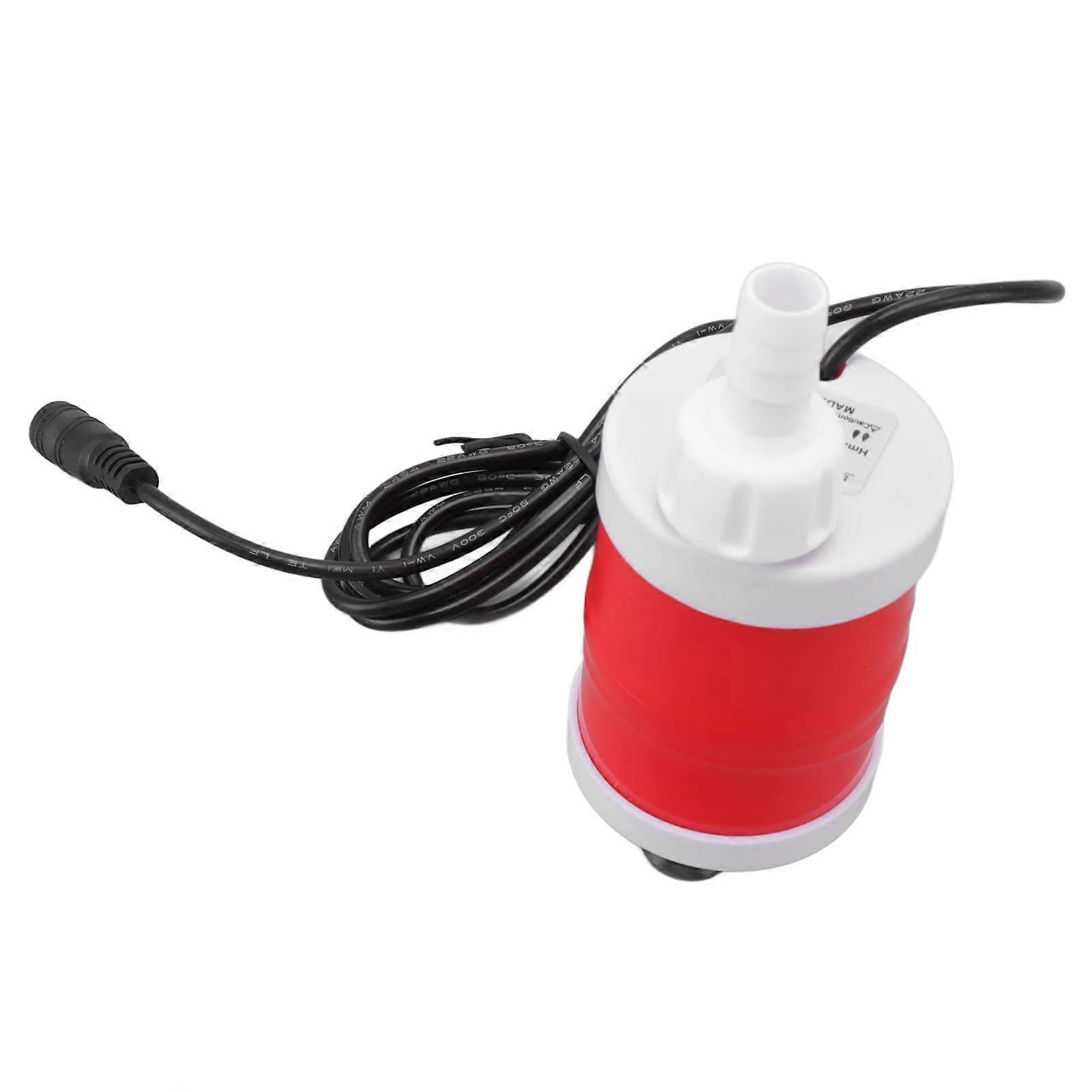 Fish Tank 20W Submersible Pump for Aquarium and Fountain, 12V DC Motor, Low Voltage, Reliable Performance