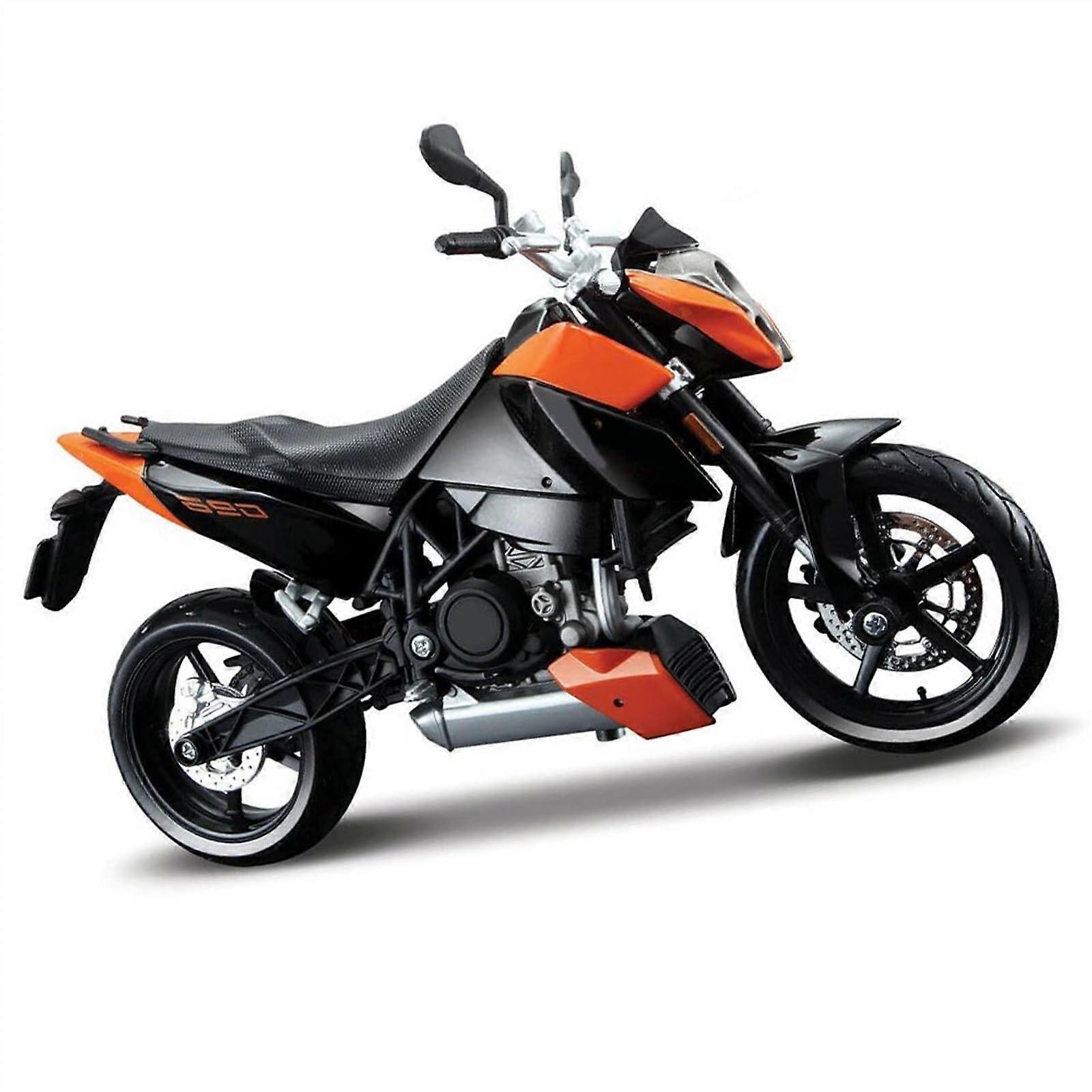 Motorcycle Model 1:12 Motorcycle Simulation Alloy Model Toy Car Collection Gift for Duke 690 Orange