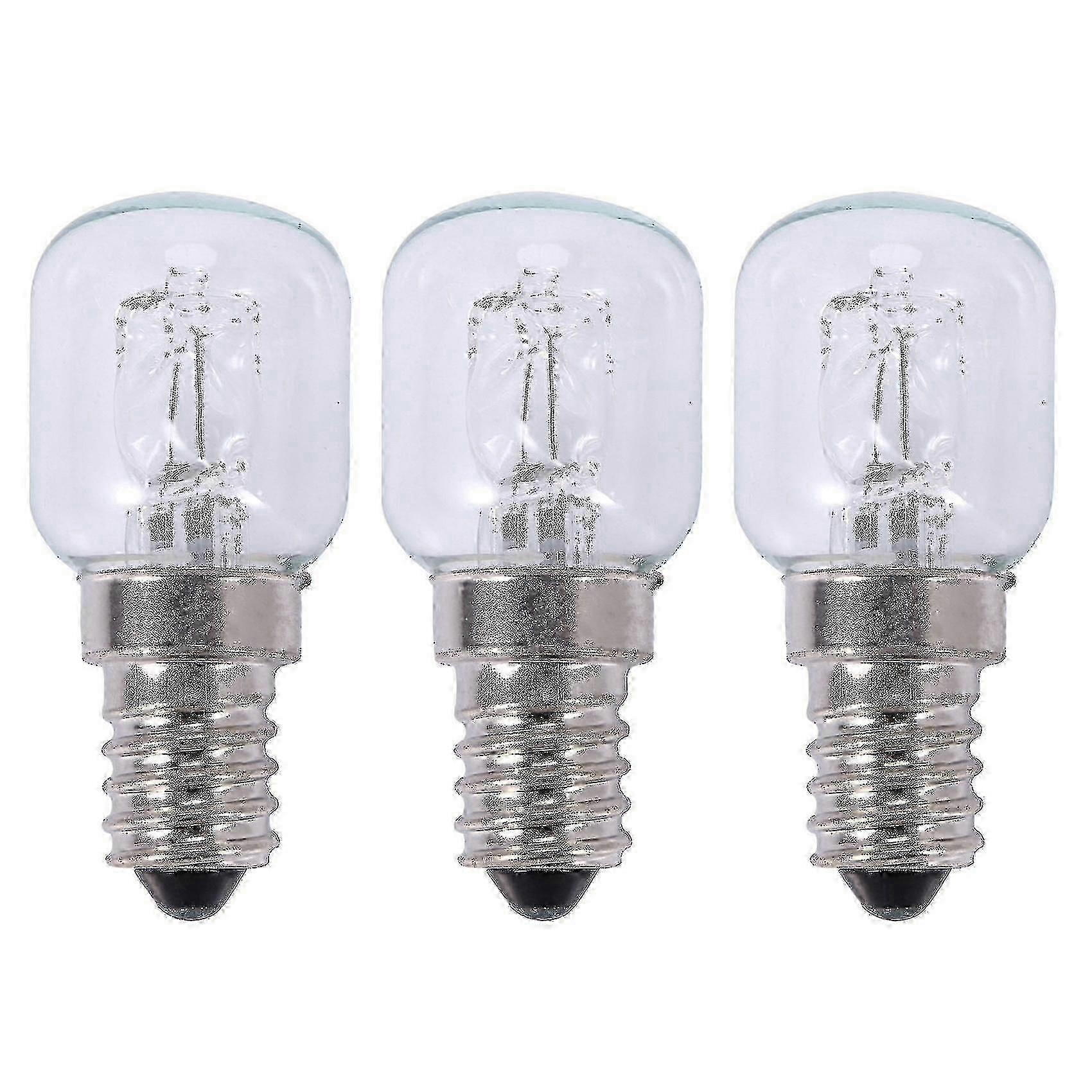 E14 Halogen Oven Bulb, 25W Quartz Light, 500°C High Temp, 250V for Baking Use