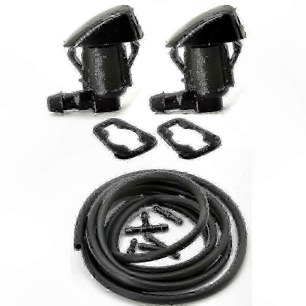Windshield Washer Nozzle Kit Compatible with Multiple Car Models 2005-2016