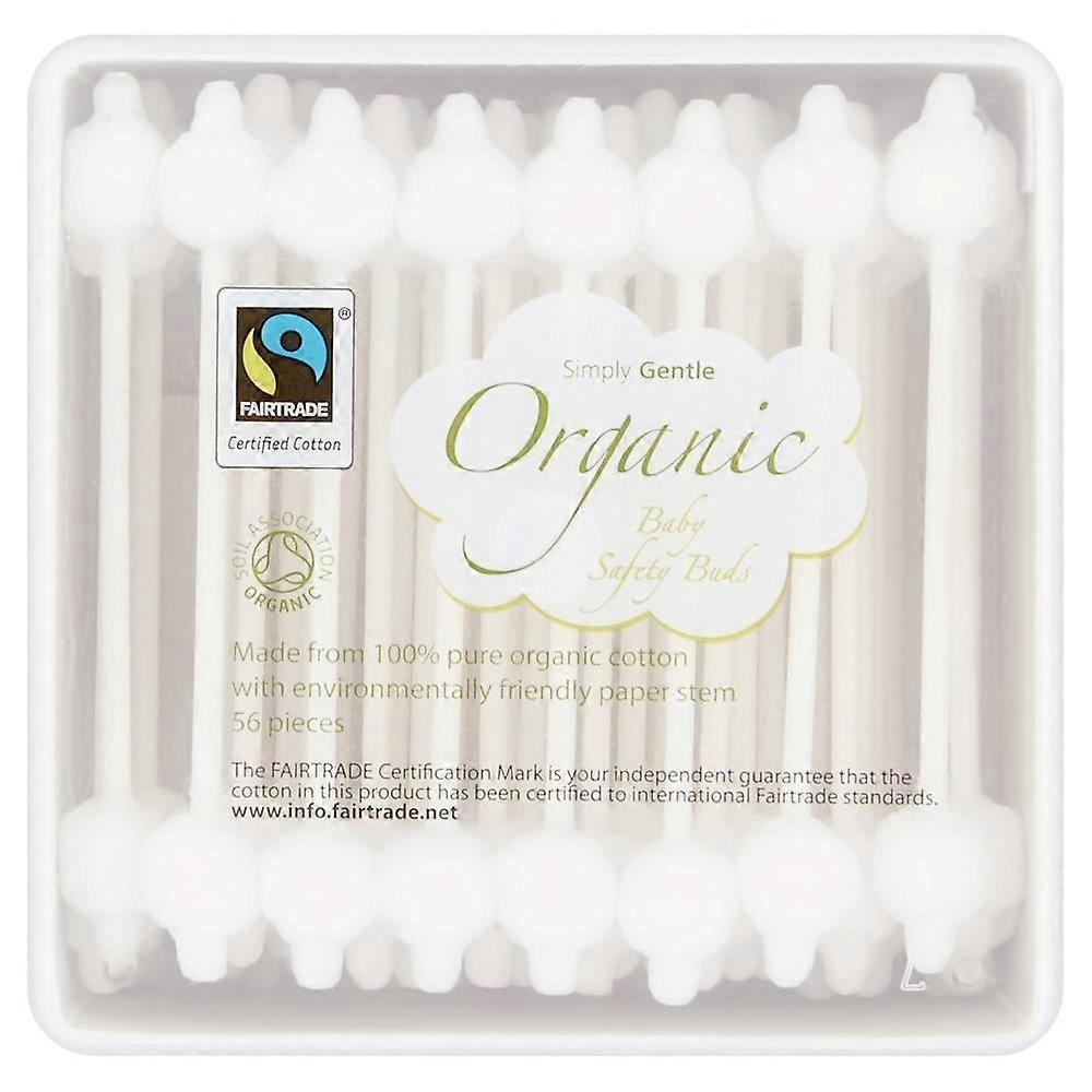 Simply Gentle Organic Baby Safety Buds 72 sticks - 3 Pack