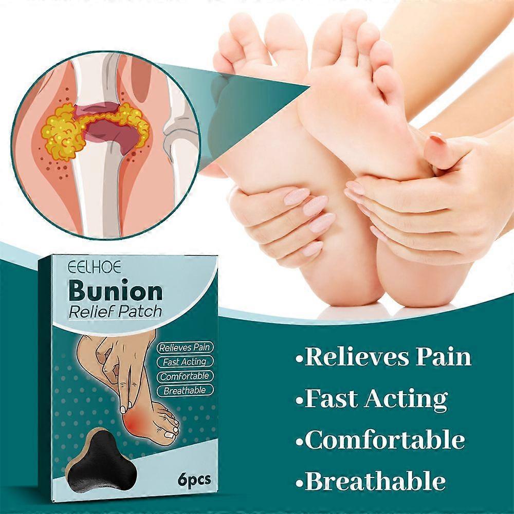 Patch de traitement de la goutte, soulagement de la douleur des oignons des doigts, plâtre correcteur d'os du pied et du pouce