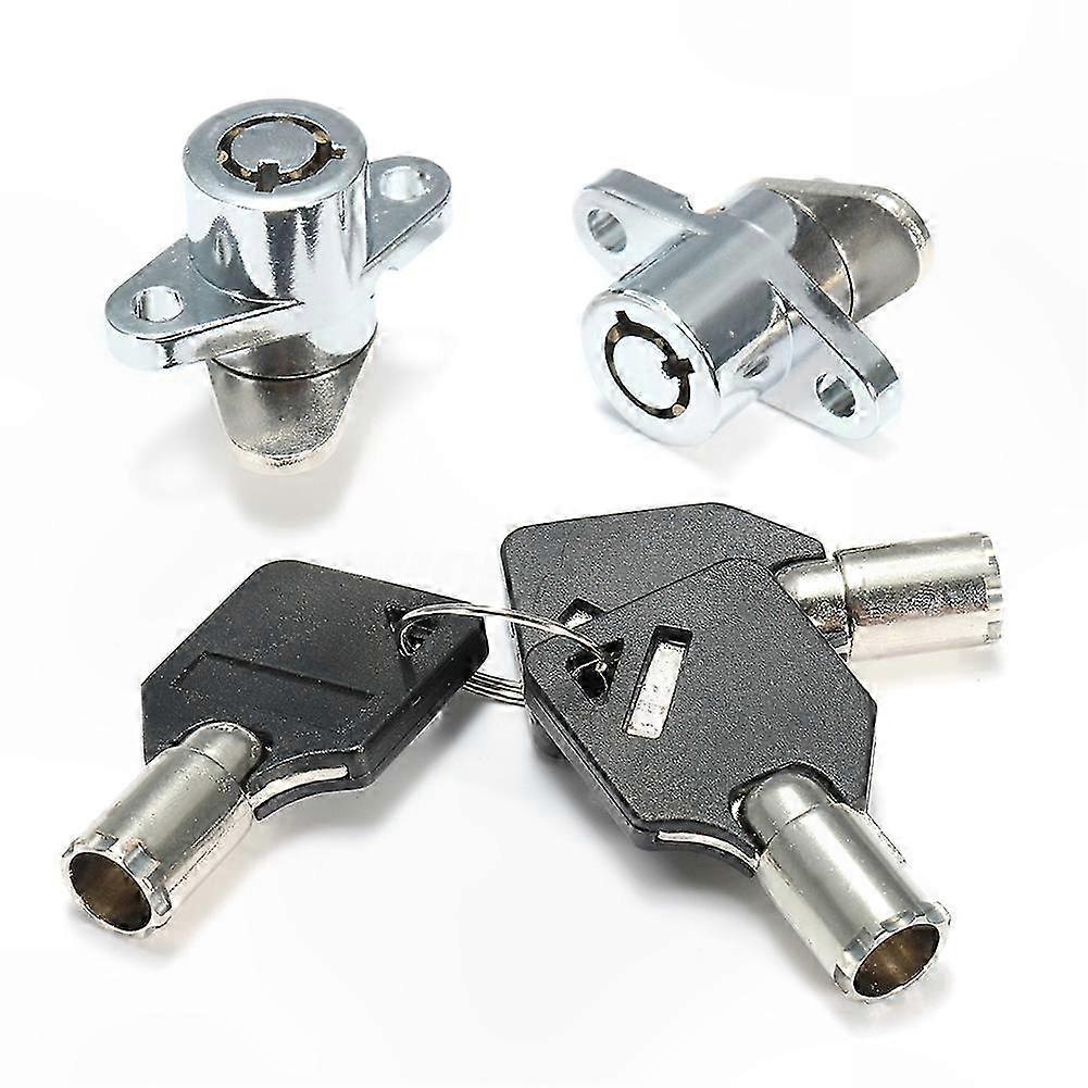 Saddlebag Lock Set with 3 Keys for Touring Motorcycles - Secure Fit for Electra Glide and Road King Models