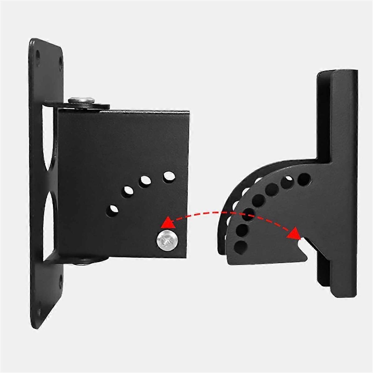 2Pcs Speaker Wall Mount,Ceiling Mounting Bracket Angle Adjustment Household Support for Home Office