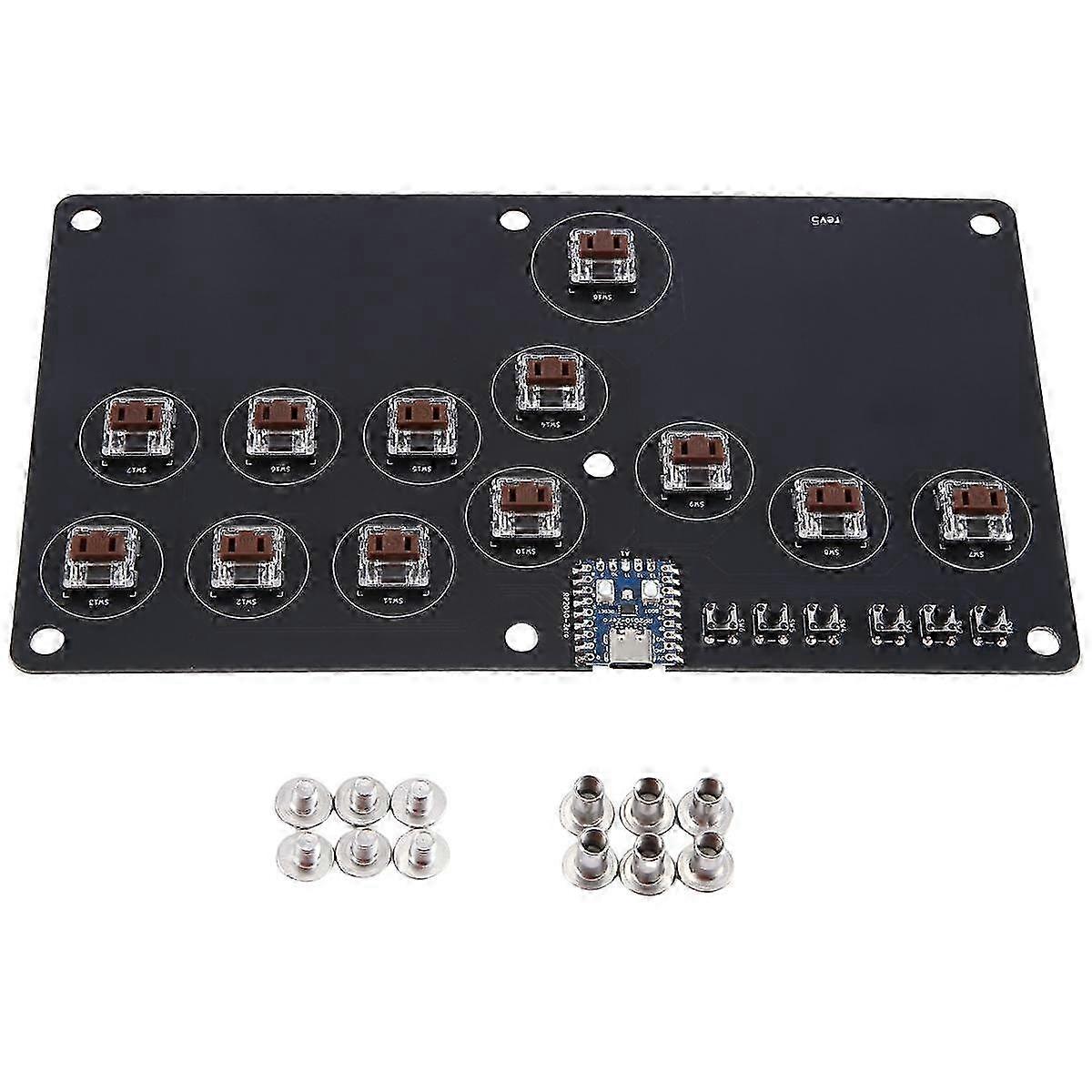 Hit-Box RGB Fighting Joystick Controller for PC & SWITCH with Turbo Development Board - Arcade Fighting Quality
