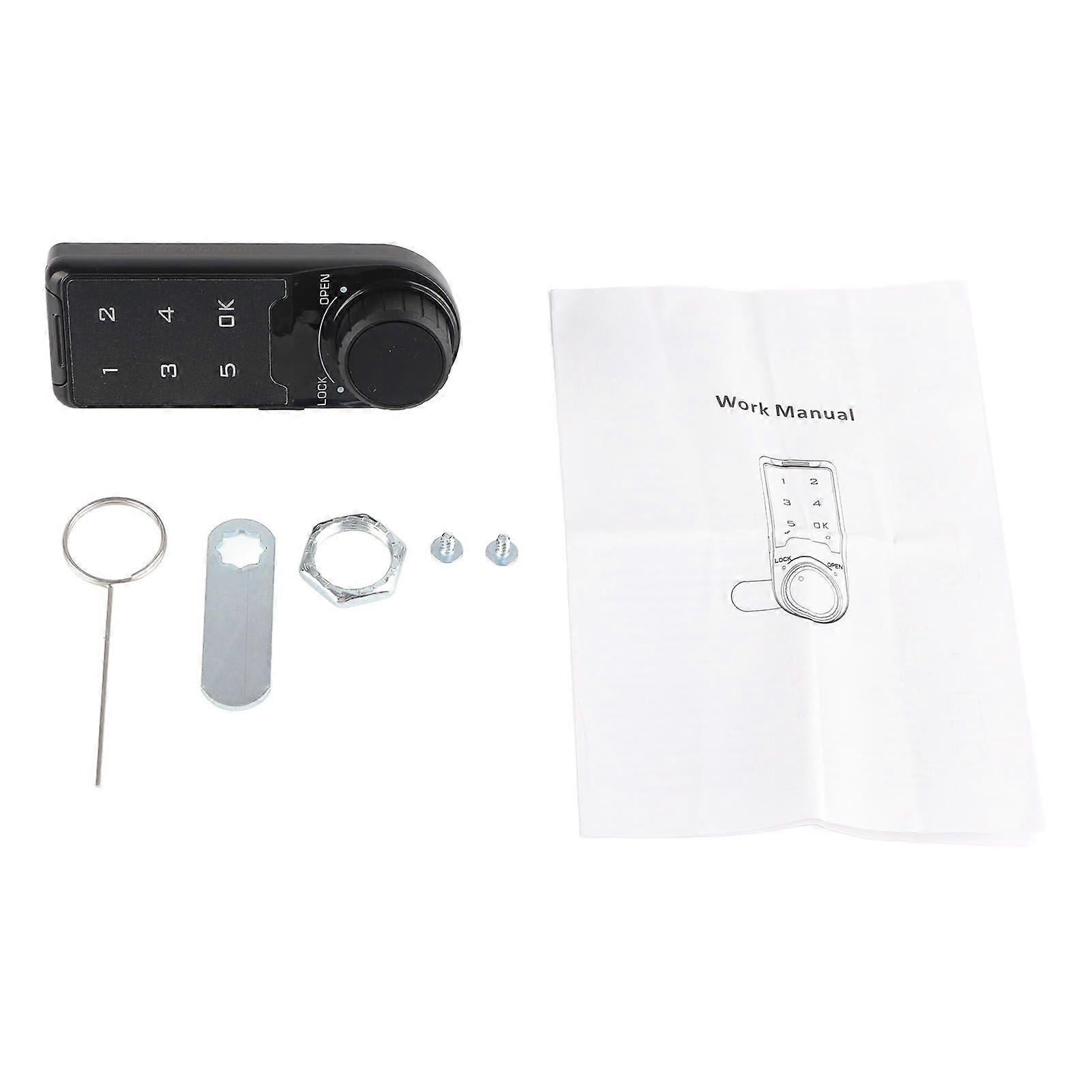 Touch Keypad Password Key Access Lock Digital Electronic Security Cabinet Coded Locker L=20mm