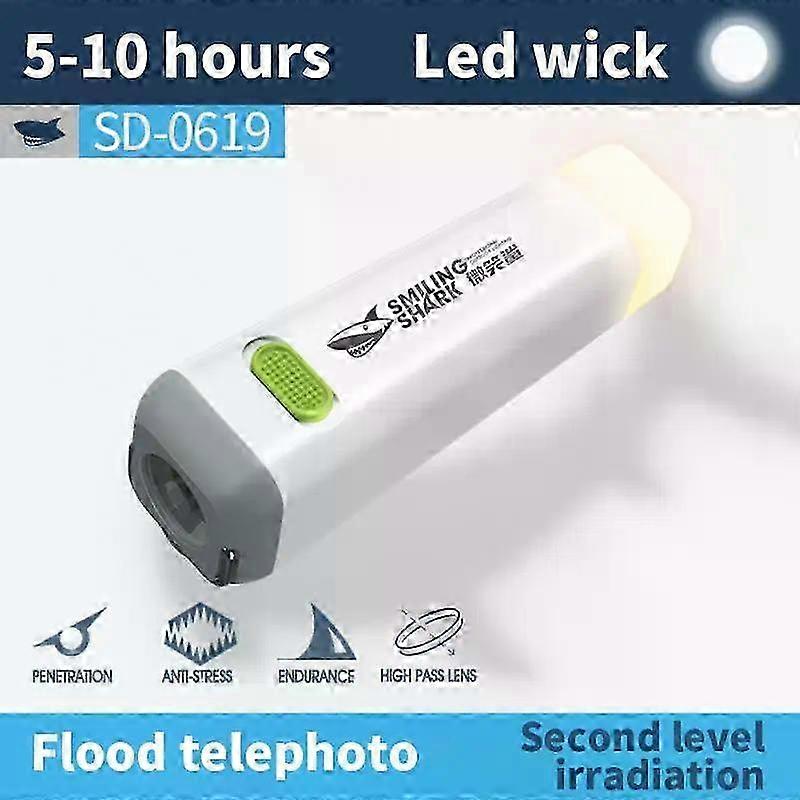 Rechargeable LED Torch: High-Brightness Floodlight for Outdoor & Camping Use, Portable LED Flashlight