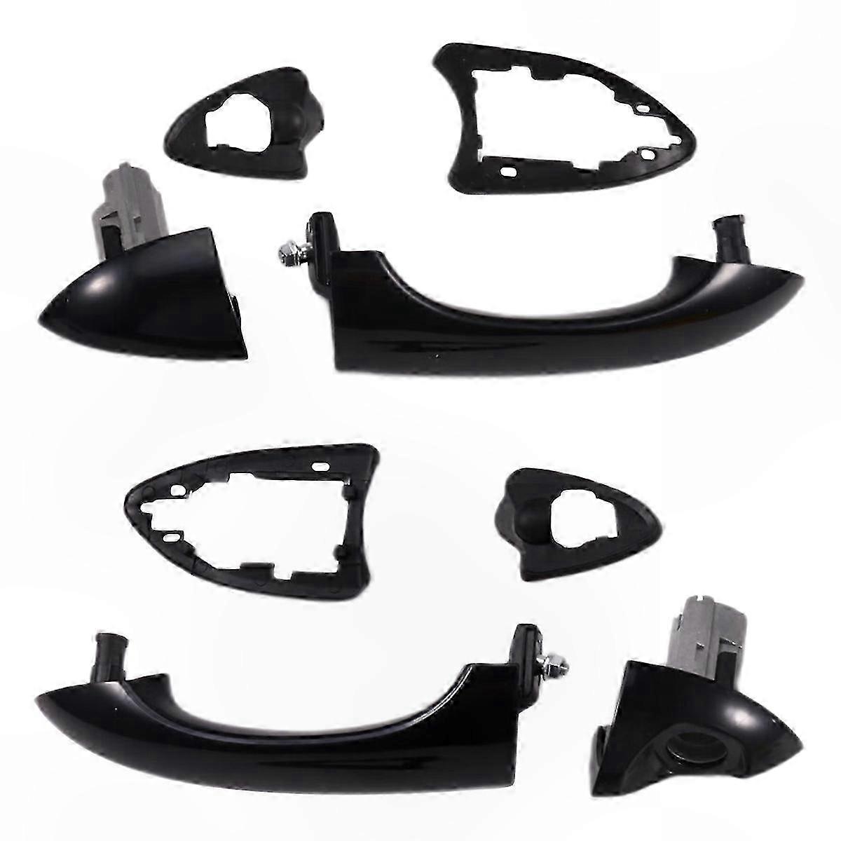 Exterior Door Handles for X5 E53 2000-2006 Front Left & Right Outer Replacement