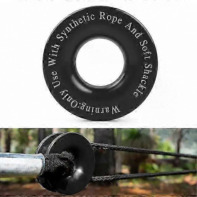 Heavy-Duty Recovery Ring for Off-Road Use - 41000 lb Capacity - Compatible with Soft Shackles and ATV/UTV Rescue Gear
