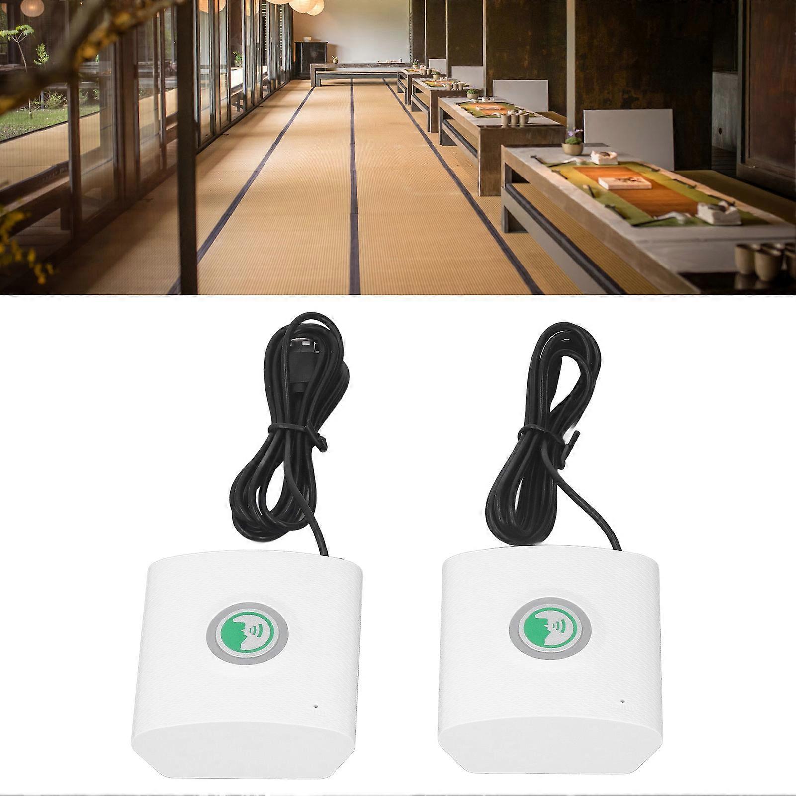 2 Way Voice Intercom Doorbell Wireless Talk 100m Range White