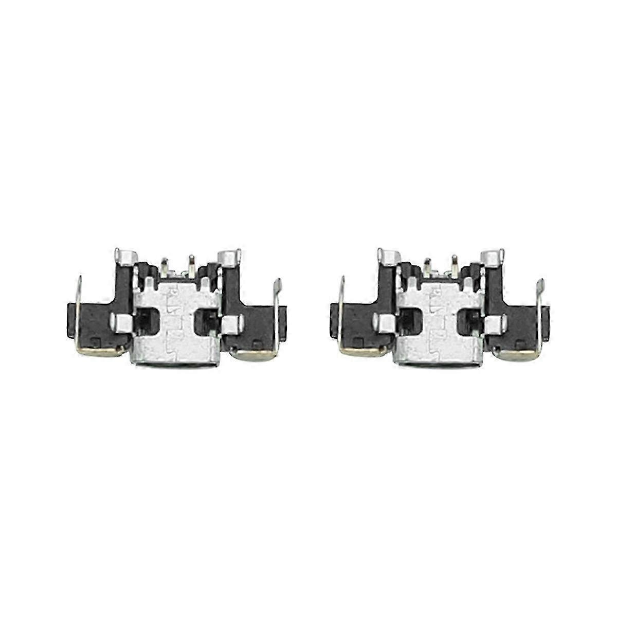 For New 3DSLL Charging Port Power Connector Tail Plug 2Pcs Holder