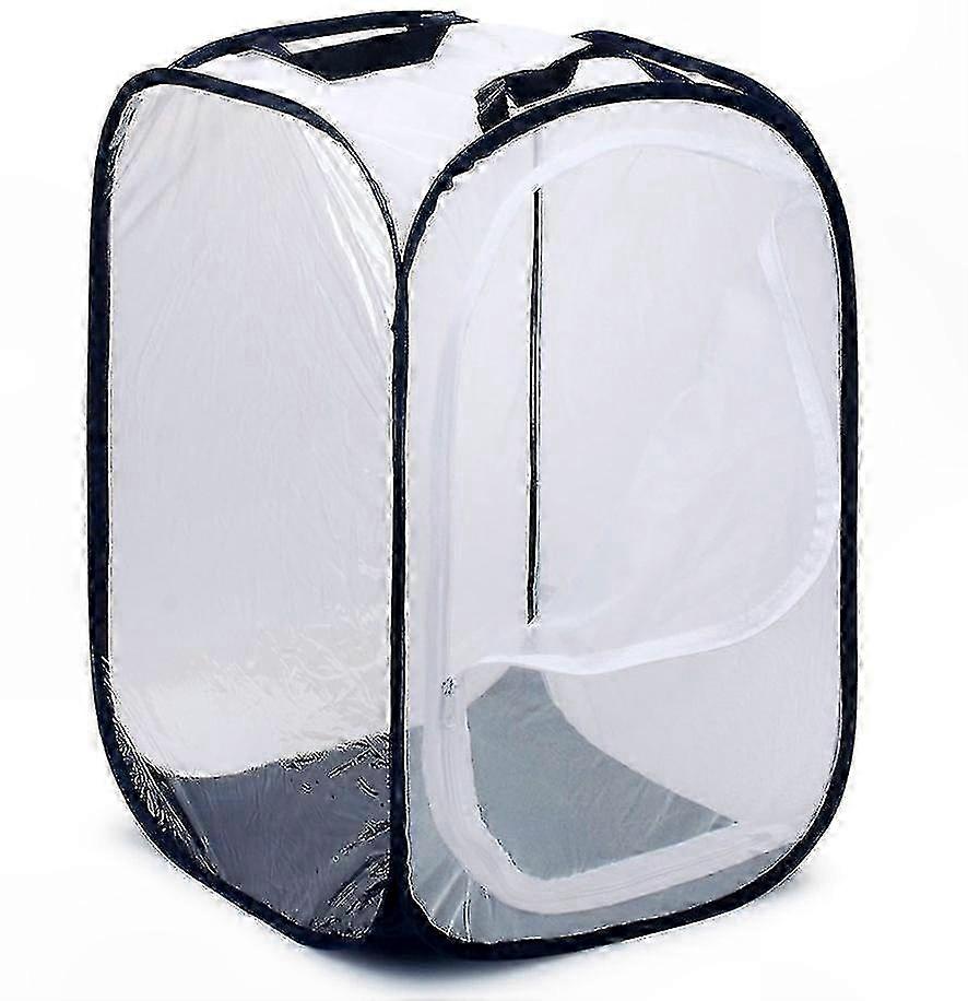 Foldable Insect Habitat Net Cage for Butterflies, 60x60x90cm