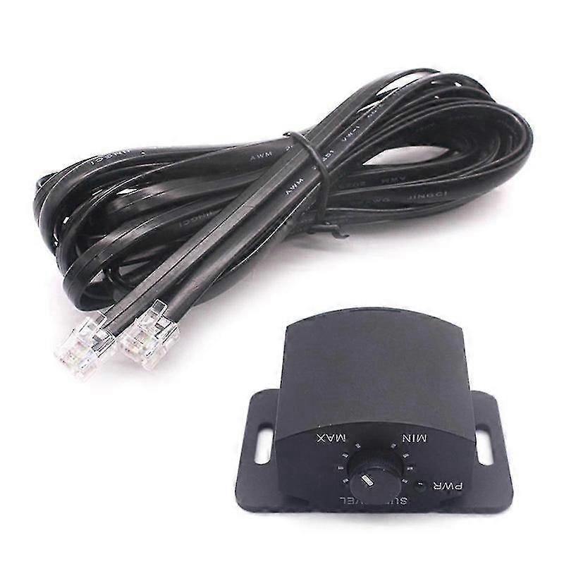 Förstärkare, subwoofer, basratt, 6-stifts volymjustering S20241224492