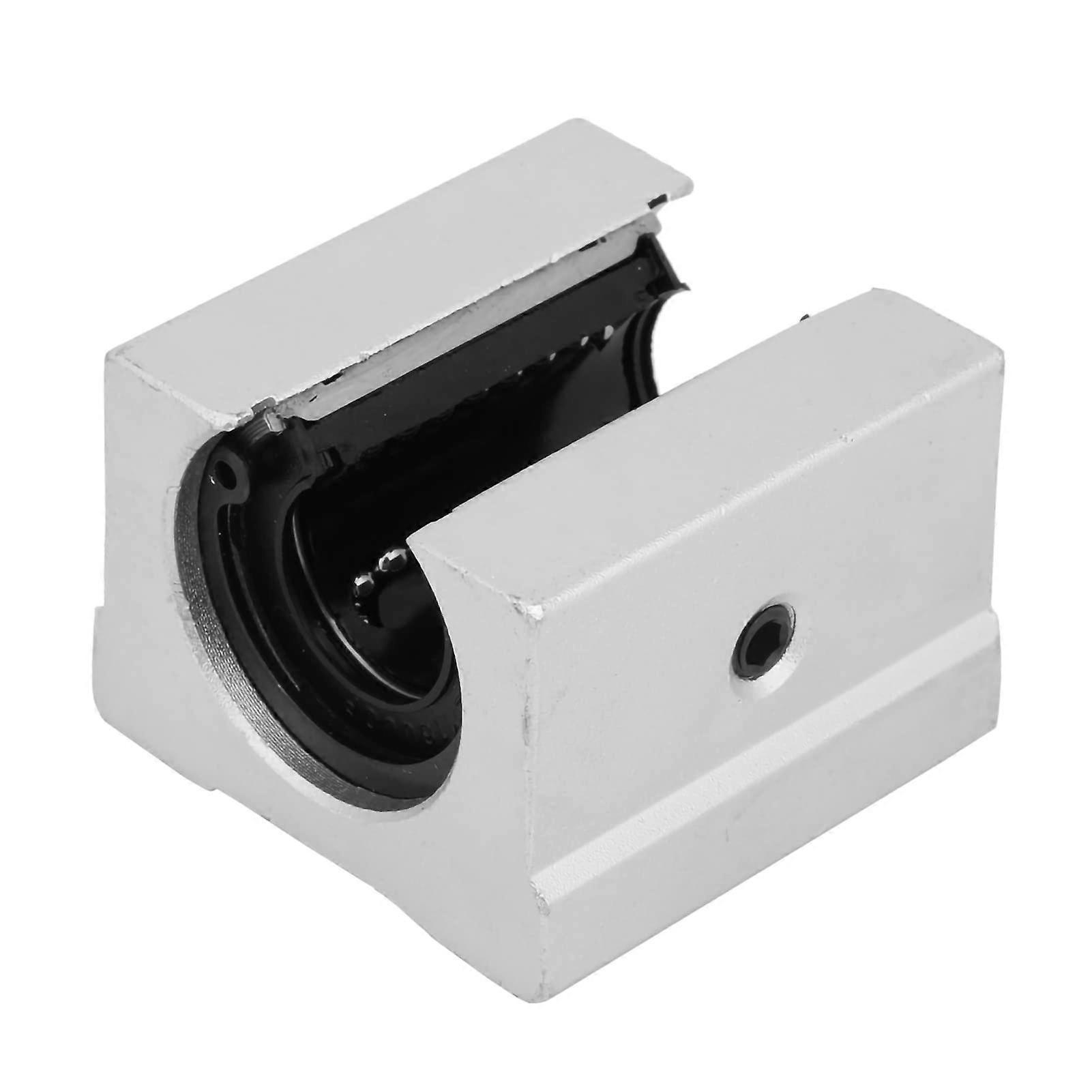 Linear Bearings And Rails Aluminum Alloy SBR16UU Open Linear Motion Ball Bearing Slide Block 16mm Rails Compatible