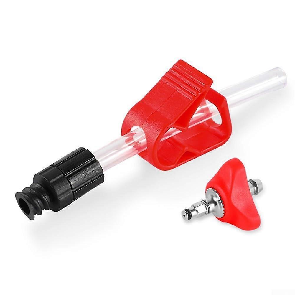 Bicycle Brake System Bleed Kit For Hydraulic Brakes, Compatible With Models, Includes Syringe And Tubing