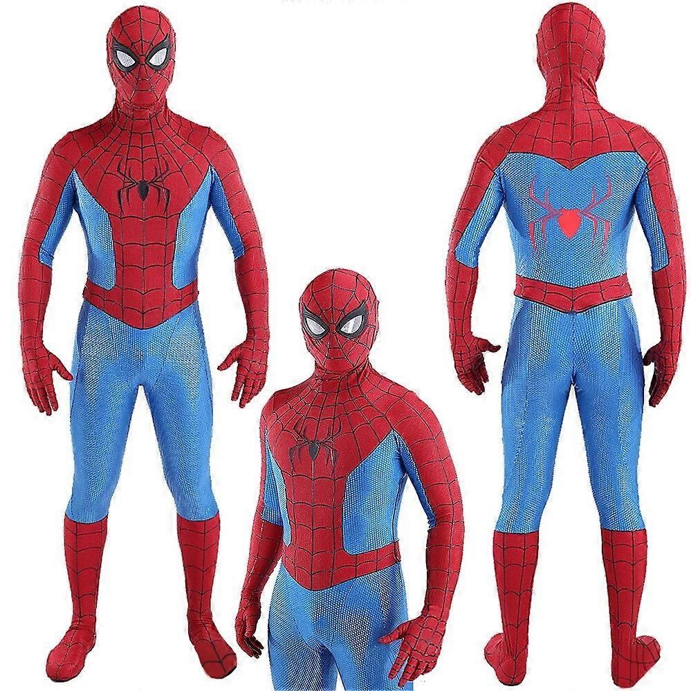 Classic Spider-Man Cosplay Jumpsuit Spider-Man Costume Bodysuit Halloween Props