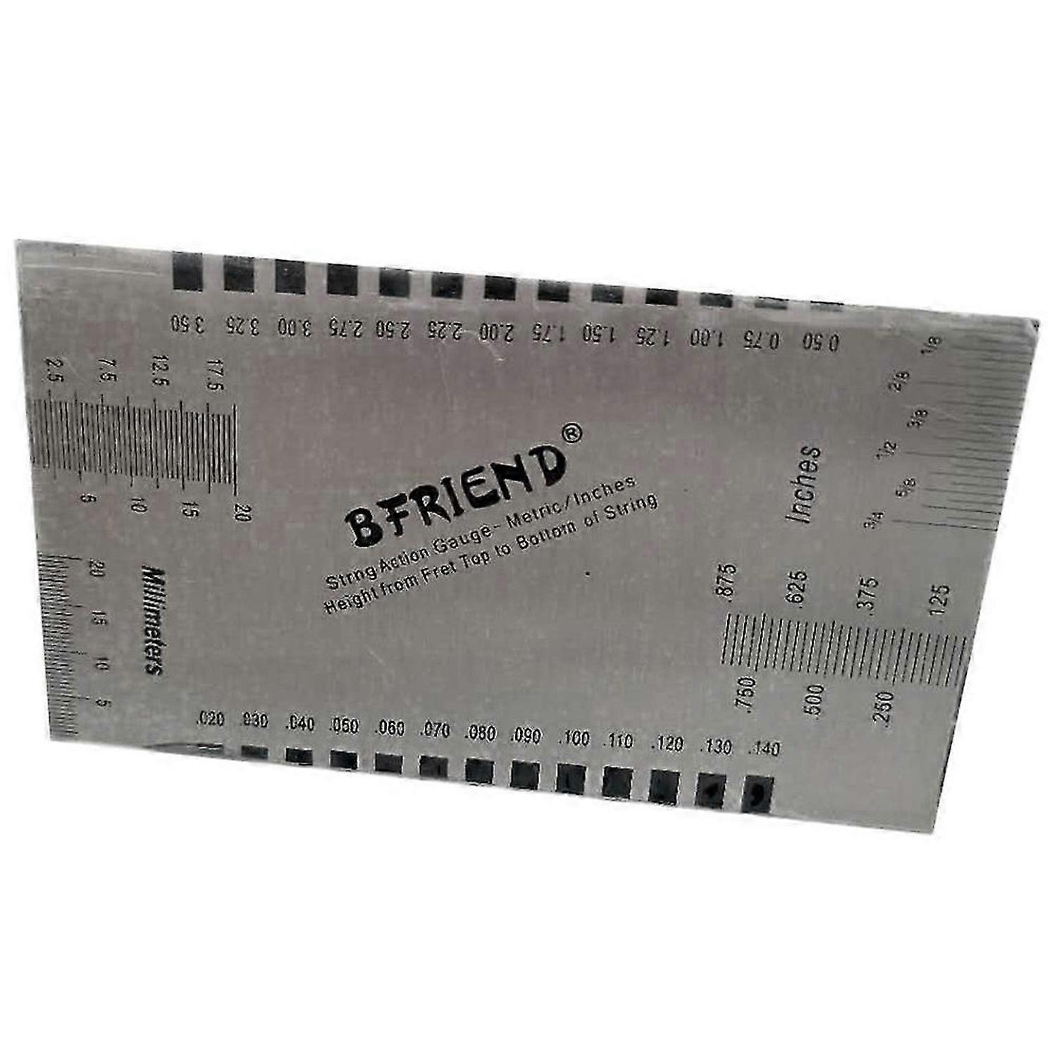 String Action Gauge Ruler, Guitar Set Up Tool Kit