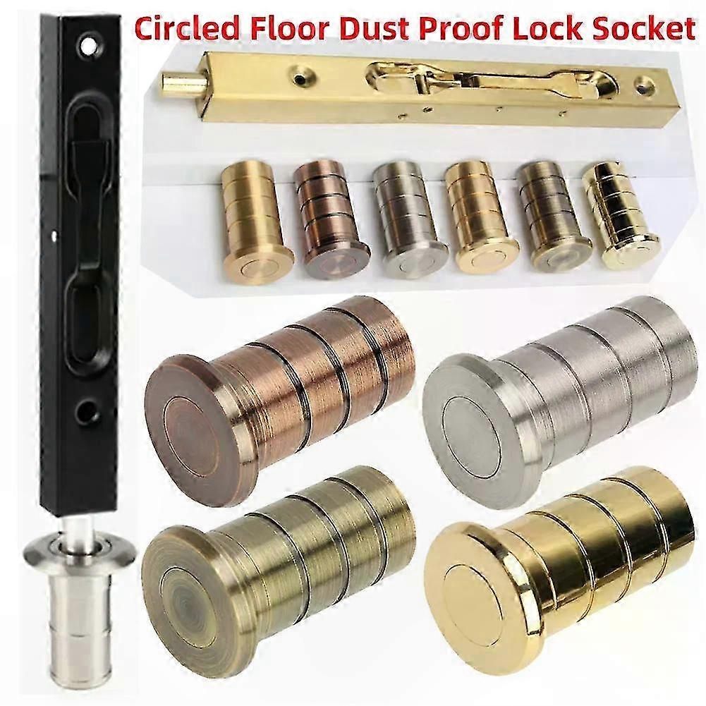 13mm Aperture Dustproof Socket with Spring Floor Lock for Door Flush Bolt