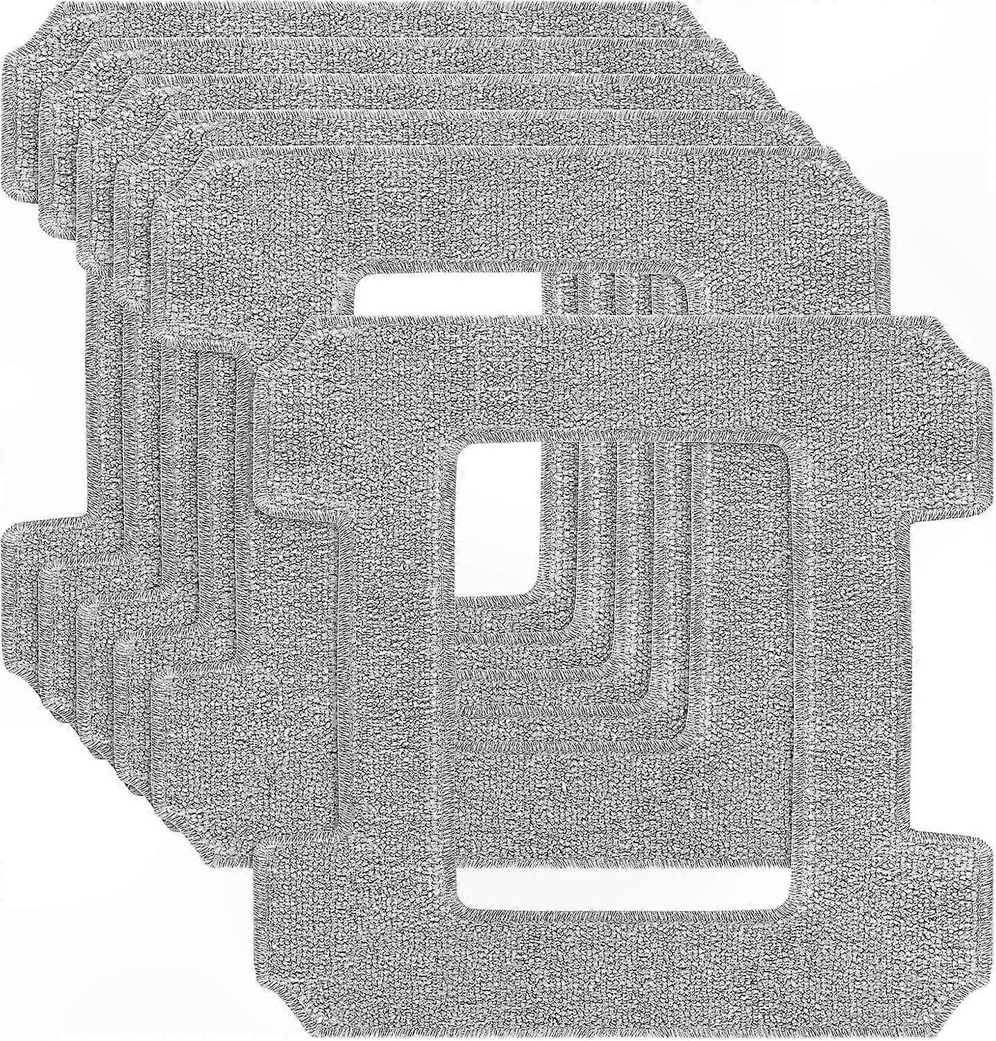 Microfiber Cleaning Pads for Window Robots, 6-Pack Washable Cloths Compatible with Multiple Models