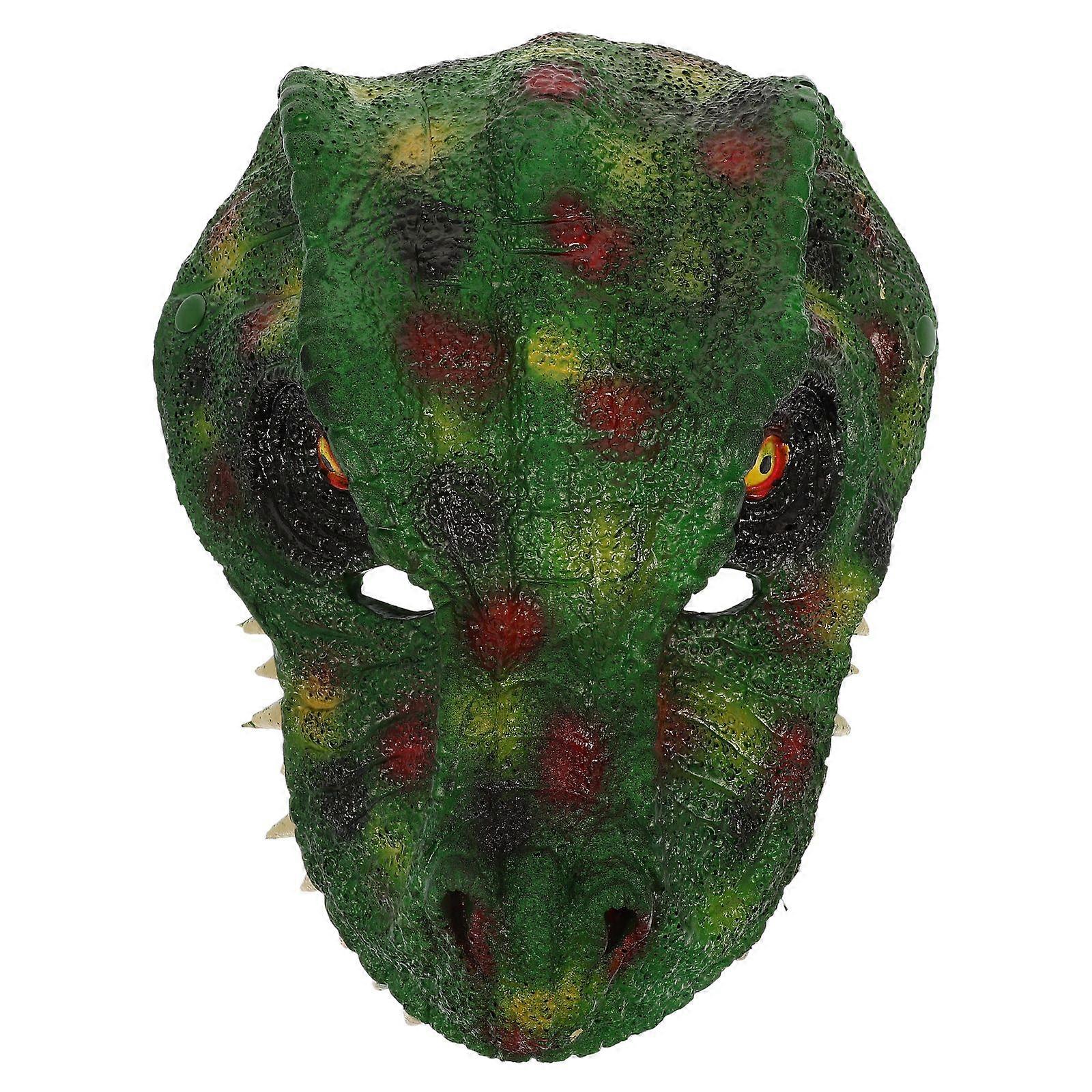 Halloween Prank Mask Realistic Simulation Dinosaur Mask Carnival Party Cosplay Dinosaur Mask