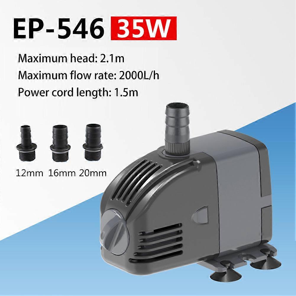 Adjustables Flows Aquarium Submersible Pump Easy Installation Maintenance for Fish Tanks