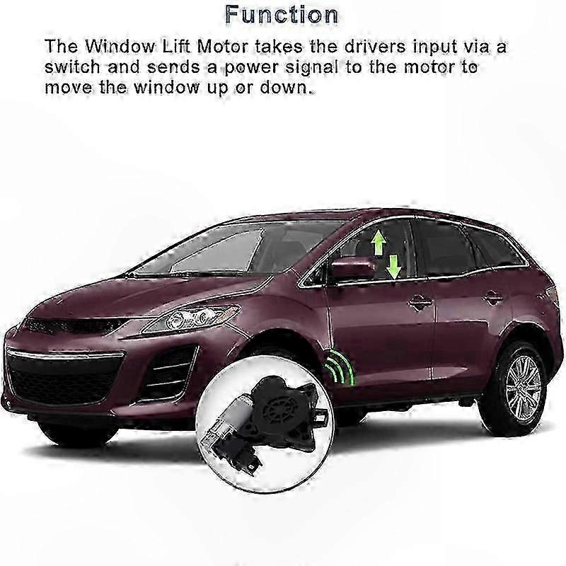 Electric Window Lift Motor Compatible with Mazda 3 5 6 CX-7 CX-9 RX-8 GJ6A5958XF G22C5958XC Replacement Part