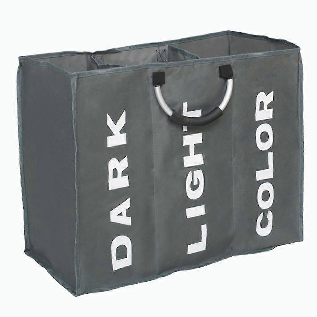 Foldable 3-Layer Large Waterproof Laundry Basket & Multi-functional Toy Storage Bag