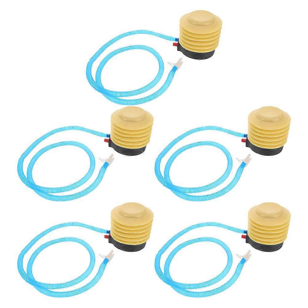 Foot Pump for Inflatables Plastic Pump for Pumping 5Pcs Portable Set