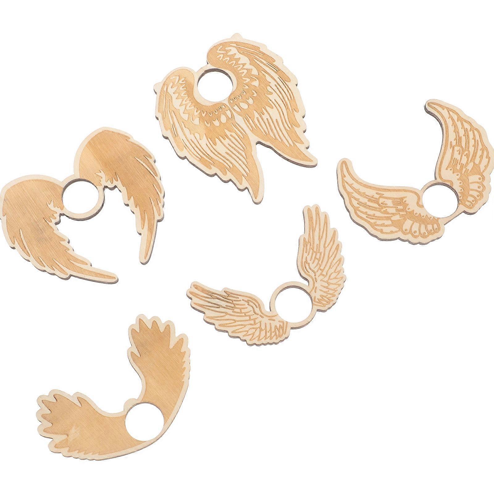 Wing Shape Crystal Ball Holder Wooden Display Stand for 15Pcs Sphere Base