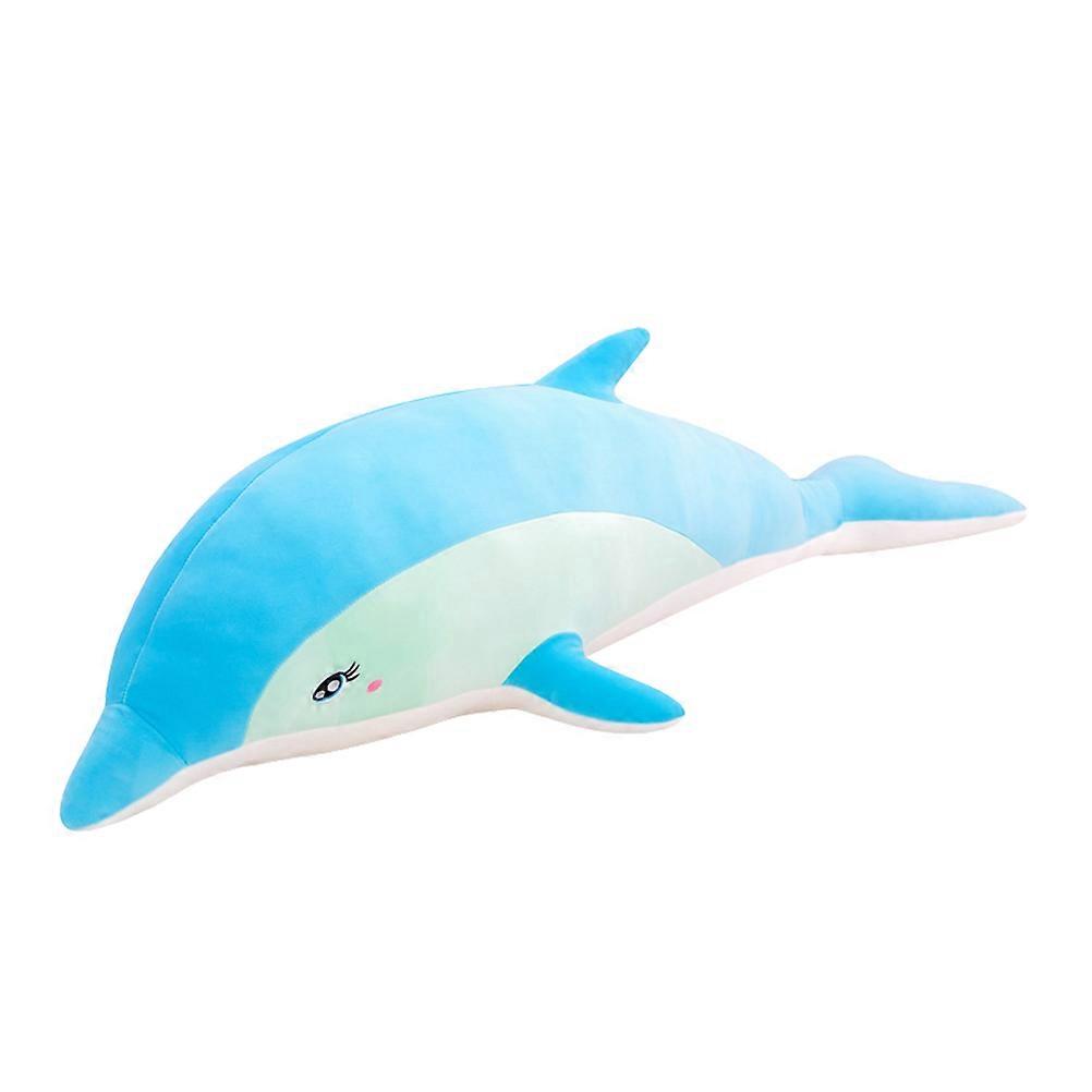 Cotton Stuffed Dolphin Plush Toy for Decor 1Pcs Assorted Color Soft Material
