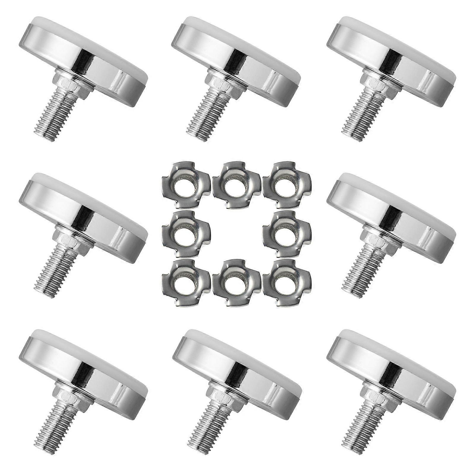 Furniture Levelers Adjustable Leveling Feet For Homeowners Assorted Color Iron Round 8 Sets