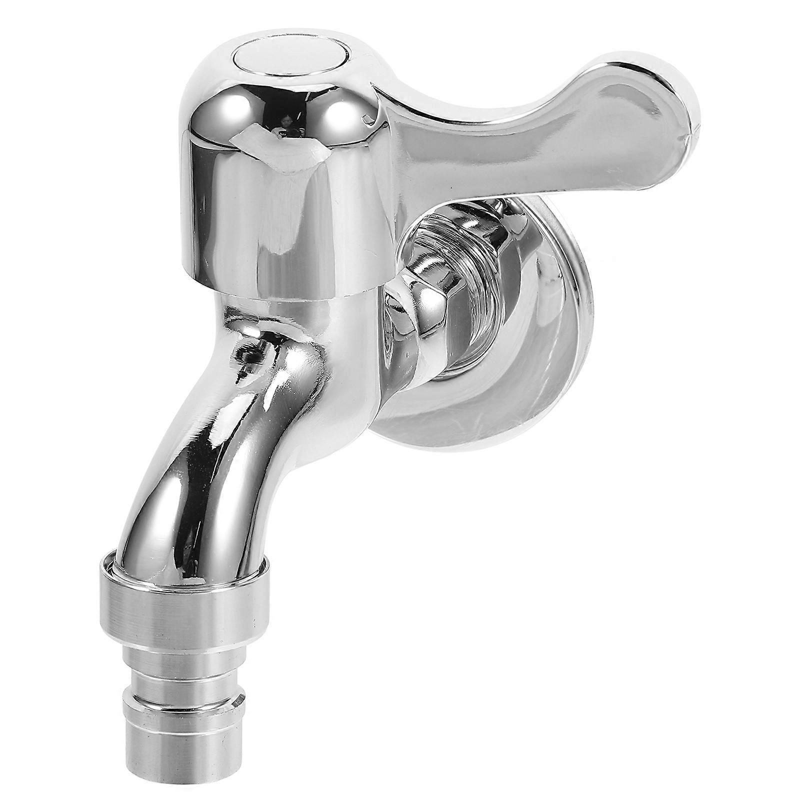 Wall Mount Washer Faucet Replacement Faucet for Bathroom 4Pcs Kit