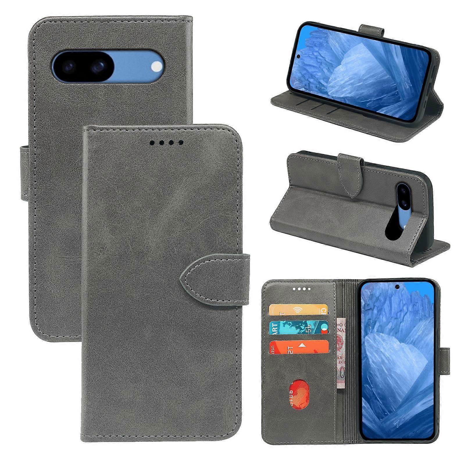 Calfskin front buckle mobile phone case for Google Pixel 9/8/7/6/5/4/3 Pro